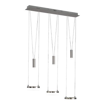 Wofi 7263.06.54.6000 - Dimbare LED hanglamp aan een koord JETTE 3xLED/7,5W/230V + 3xLED/1W