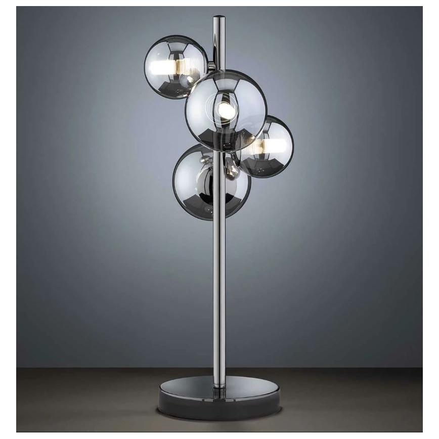 Wofi 8014.04.24.9000 - LED Tafellamp VILLA 4xG9/3W/230V zwart