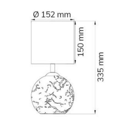 Wofi 8149.02.70.6006 - Tafellamp CARMEN 1xE14/40W/230V + 1xG9/10W zilver