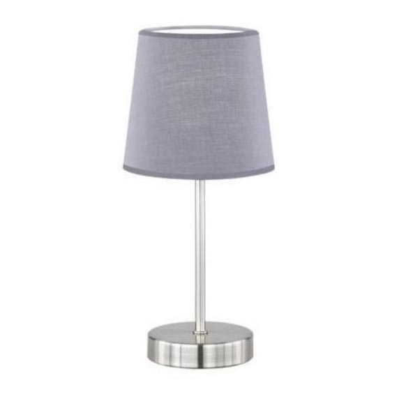 Wofi 8324.01.50.0000 - Lampe de table CESENA 1xE14/42W/230V gris