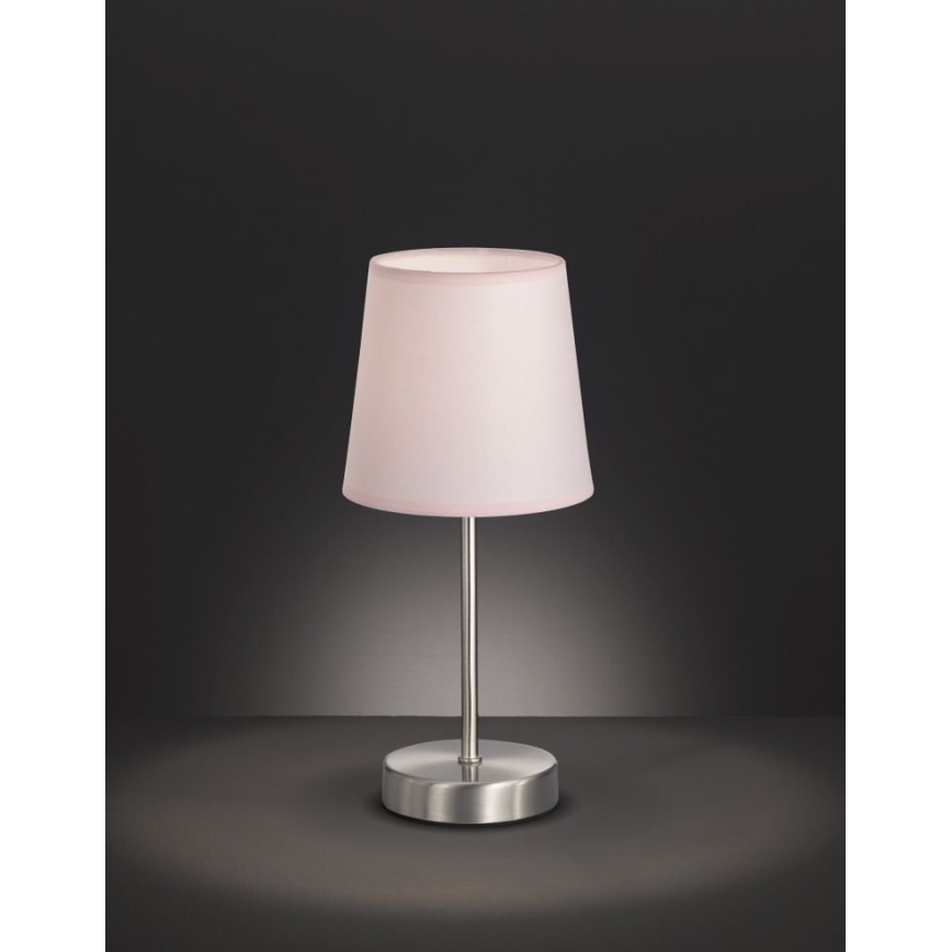 Wofi 8324.01.94.8000 - Tafellamp CESENA 1xE14/42W/230V roze