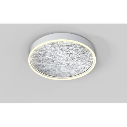 Wofi 9002-103L - Plafonnier à intensité variable BORDEAUX LED/60W/230V argent