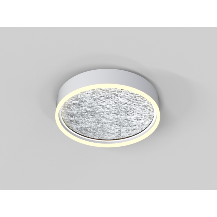 Wofi 9002-103M - Dimbare LED Plafondlamp BORDEAUX LED/37W/230V zilver