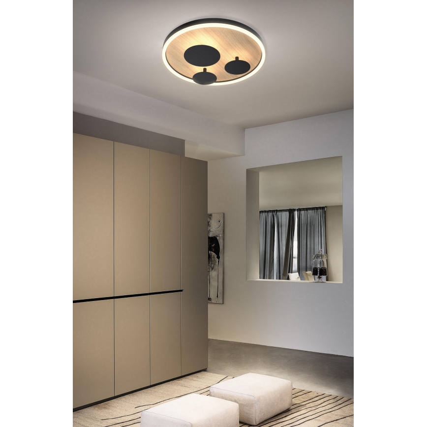 Wofi 9013-306S - Dimbare LED Plafondlamp REIMS LED/26W/230V