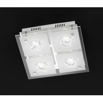 Wofi 9105.04.01.6300 - Plafonnier LED TYRA 4xLED/4W/230V