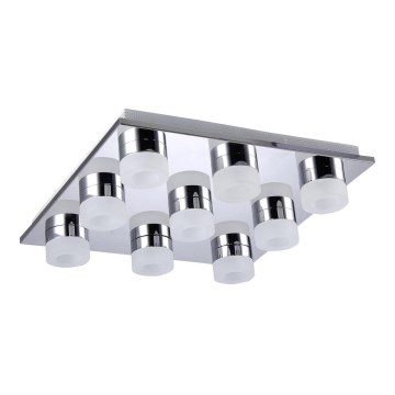 Wofi 9175.09.01.0000 - Dimbare LED Plafond Lamp LOGAN 9xLED/4,2W/230V