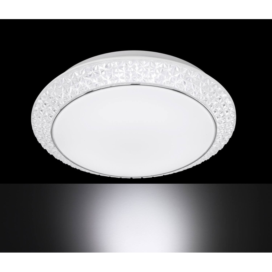 Wofi 9246.01.06.6410 - LED Dimbare plafondlamp VELDEN LED/18W/230V