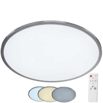 Wofi 9457.01.70.9600 - Dimbare LED plafondlamp LINOX LED/34W/230V 3000-6000K + afstandsbediening