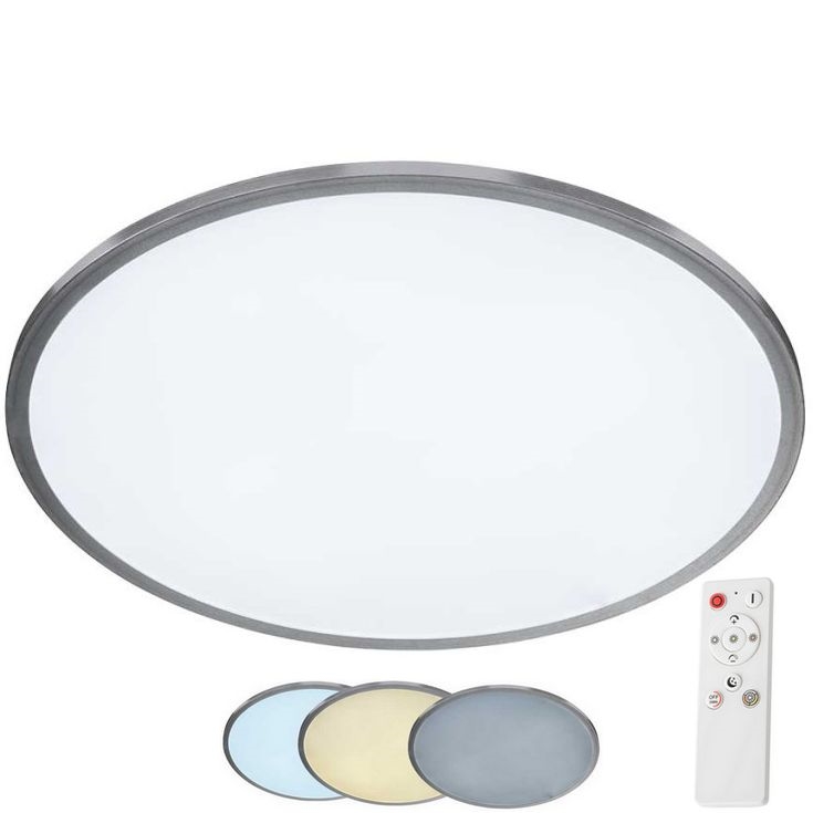 Wofi 9457.01.70.9600 - Dimbare LED plafondlamp LINOX LED/34W/230V 3000-6000K + afstandsbediening