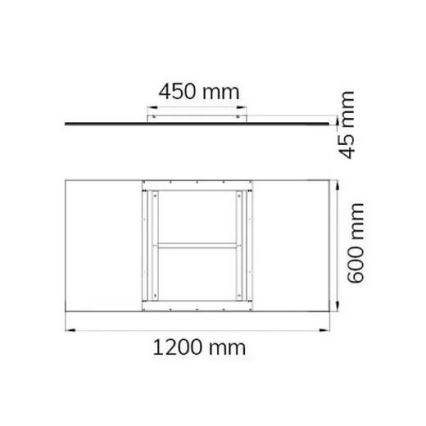 Wofi 9693.01.70.6200 - Plafonnier à intensité variable LED LIV LED/44W/230V 2800-5500K + télécommande