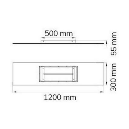 Wofi 9693.01.70.9000 - Dimbare LED plafondlamp LIV LED/36W/230V 2800-6800K + afstandsbediening
