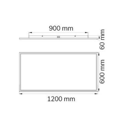 Wofi 9694.01.70.7120 - Dimbare LED plafondlamp MILO LED/52W/230V 2700-6000K + afstandsbediening