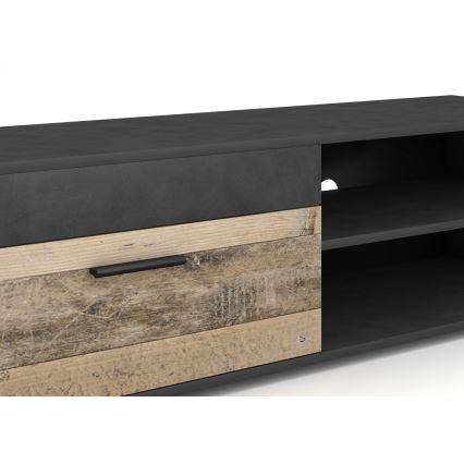 Woonwand BRICK bruin/zwart