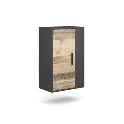 Woonwand BRICK bruin/zwart