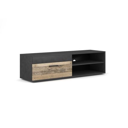 Woonwand BRICK bruin/zwart