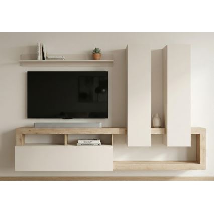 Woonwand LENOR kasjmier/bruin