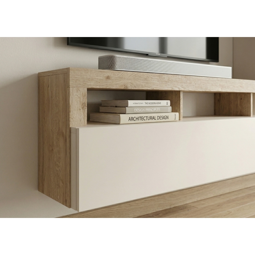 Woonwand LENOR kasjmier/bruin