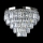 Wranovsky JWZ024060301 - Kristallen plafondlamp 5xE14/40W/230V + 1xE27/40W