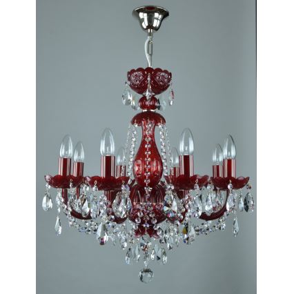 Wranovsky JWZ101083101 - Lustre en cristal sur chaîne BRILLIANT 8xE14/40W/230V