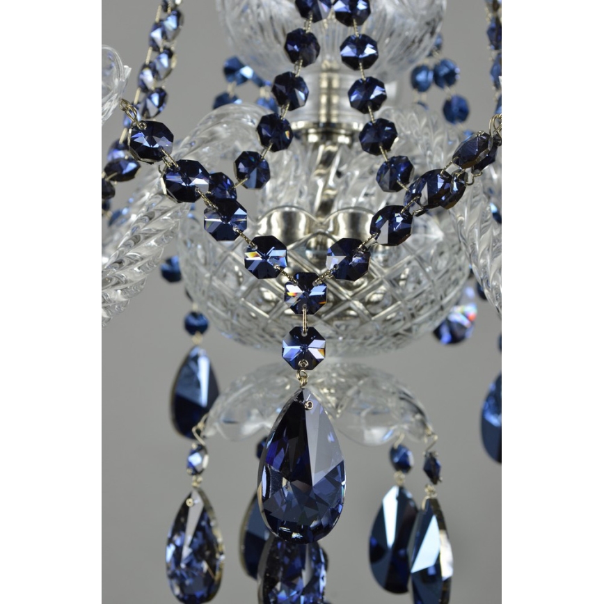 Wranovsky JWZ102052101 - Lustre en cristal sur chaîne DE LUXE 5xE14/40W/230V