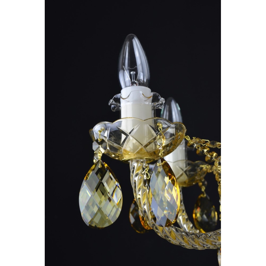 Wranovsky JWZ1140821008003 - Kristallen kroonluchter aan ketting FINESSE 8xE14/40W/230V