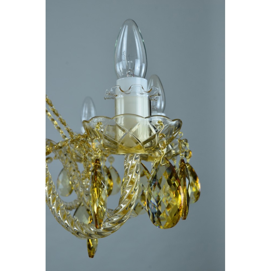 Wranovsky JWZ1140821008003 - Kristallen kroonluchter aan ketting FINESSE 8xE14/40W/230V