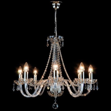 Wranovsky JWZ117082101 - Lustre en cristal sur chaîne BONTON 8xE14/40W/230V