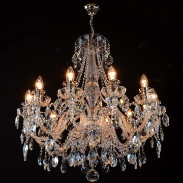 Wranovsky JWZ124122101 - Kristallen kroonluchter aan ketting IMPERIAL 12xE14/40W/230V