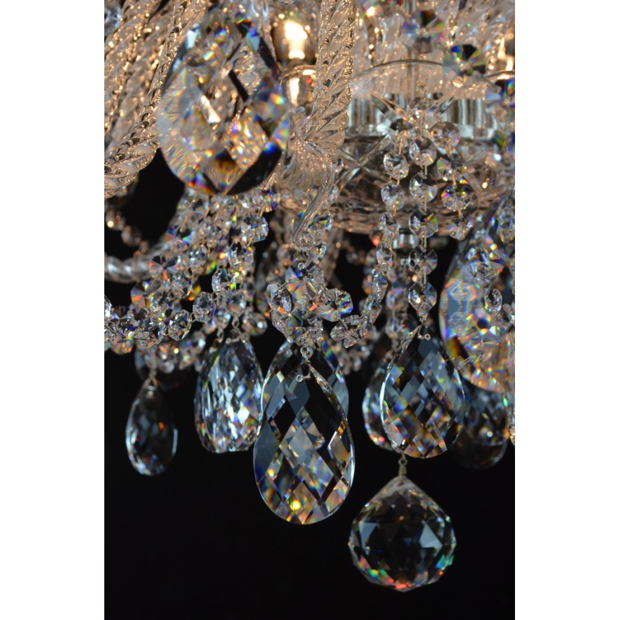 Wranovsky JWZ124122101 - Lustre en cristal sur chaîne IMPERIAL 12xE14/40W/230V