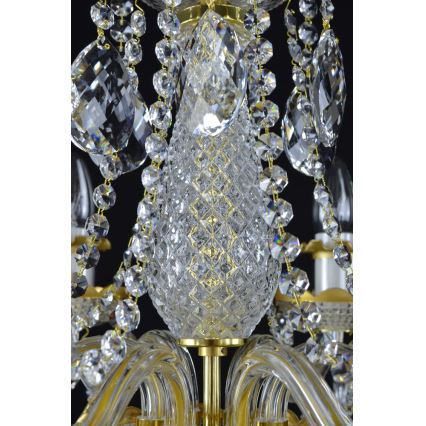 Wranovsky JWZ148062100 - Lustre en cristal sur chaîne DIAMANT 6xE14/40W/230V