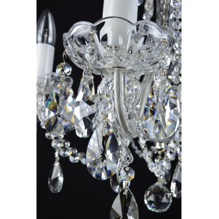 Wranovsky JWZ153052101 - Lustre en cristal sur chaîne OLIVE 5xE14/40W/230V