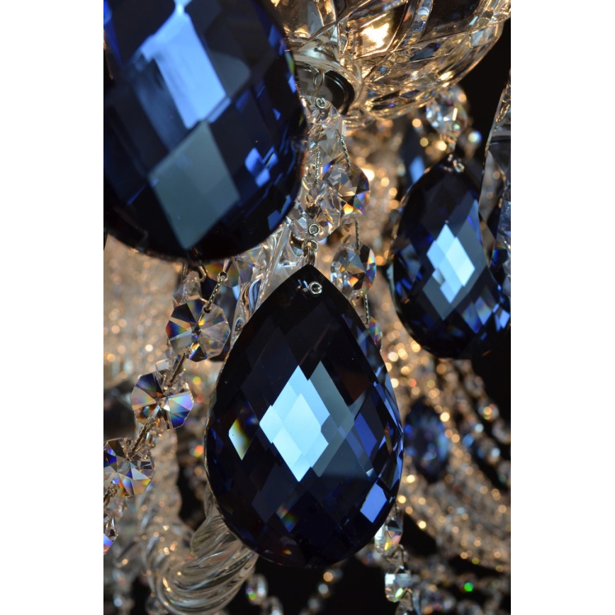 Wranovsky JWZ166182231 - Kristallen kroonluchter aan ketting OCEAN 18xE14/40W/230V