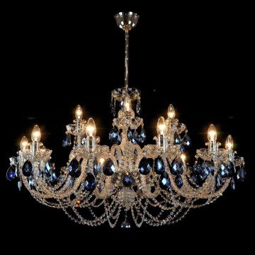 Wranovsky JWZ166182231 - Lustre en cristal sur chaîne OCEAN 18xE14/40W/230V