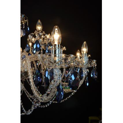 Wranovsky JWZ166182231 - Lustre en cristal sur chaîne OCEAN 18xE14/40W/230V