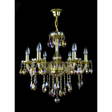 Wranovsky JWZ167061100 - Lustre en cristal sur chaîne CLARIT 6xE14/40W/230V