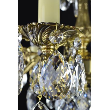 Wranovsky JWZ207061100 - Lustre en cristal sur chaîne DRACO 6xE14/40W/230V