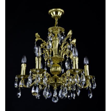 Wranovsky JWZ210061100 - Lustre en cristal sur chaîne ARIES 6xE14/40W/230V
