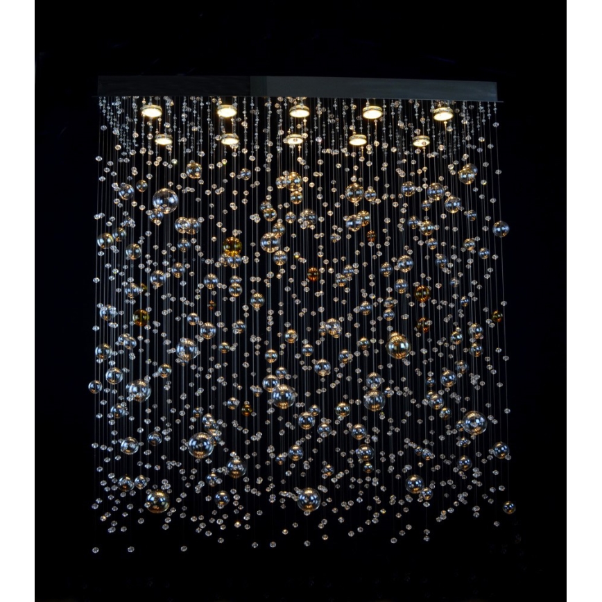 Wranovsky JWZ610100101 - Lustre plafonnier en cristal ORBIS 10xGU10/40W/230V