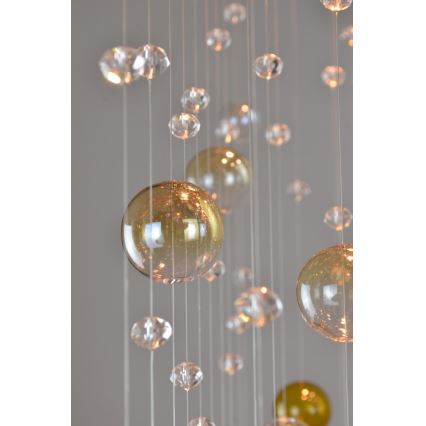 Wranovsky JWZ610100101 - Lustre plafonnier en cristal ORBIS 10xGU10/40W/230V
