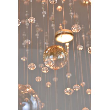 Wranovsky JWZ610100101 - Lustre plafonnier en cristal ORBIS 10xGU10/40W/230V