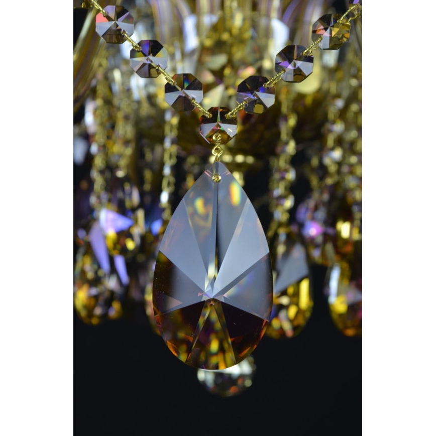 Wranovsky - Kristallen kroonluchter aan ketting CLARIT 6x E14 / 40W / 230V