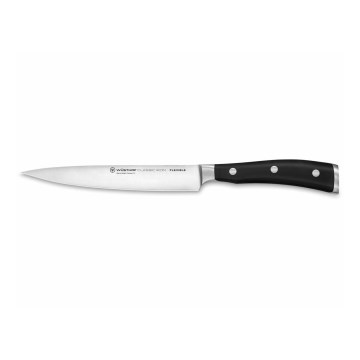 Wüsthof - Couteau à filet de cuisine CLASSIC IKON 16 cm noir