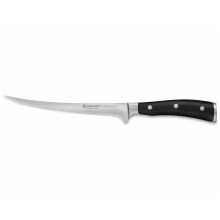 Wüsthof - Couteau à filet de cuisine CLASSIC IKON 18 cm noir