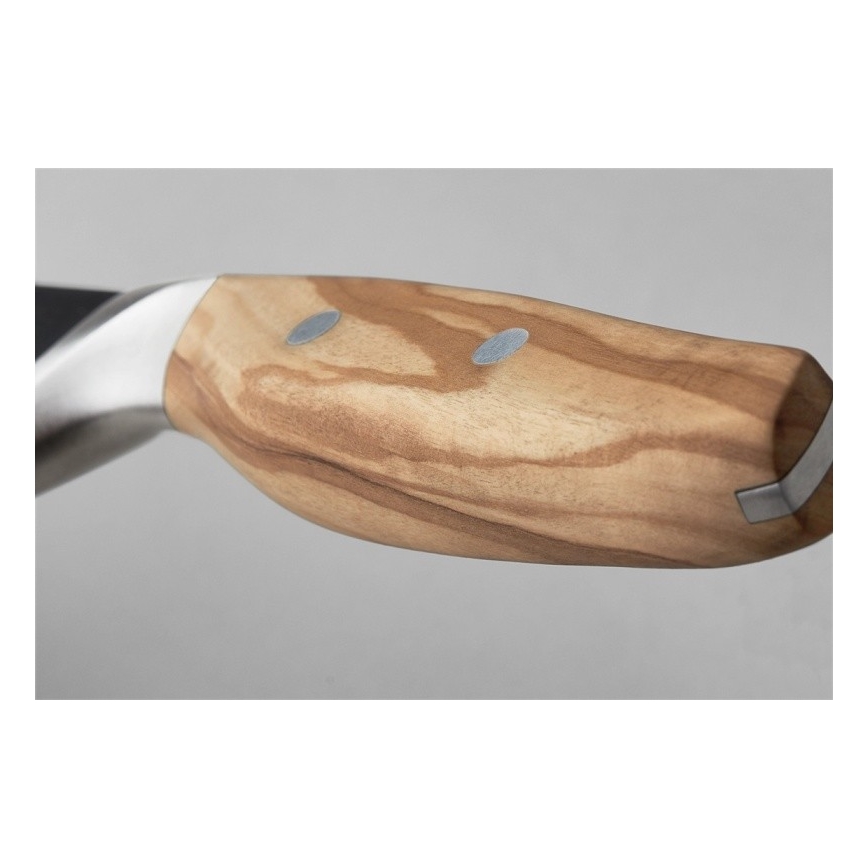 Wüsthof - Couteau à pain de cuisine AMICI 23 cm bois d'olivier