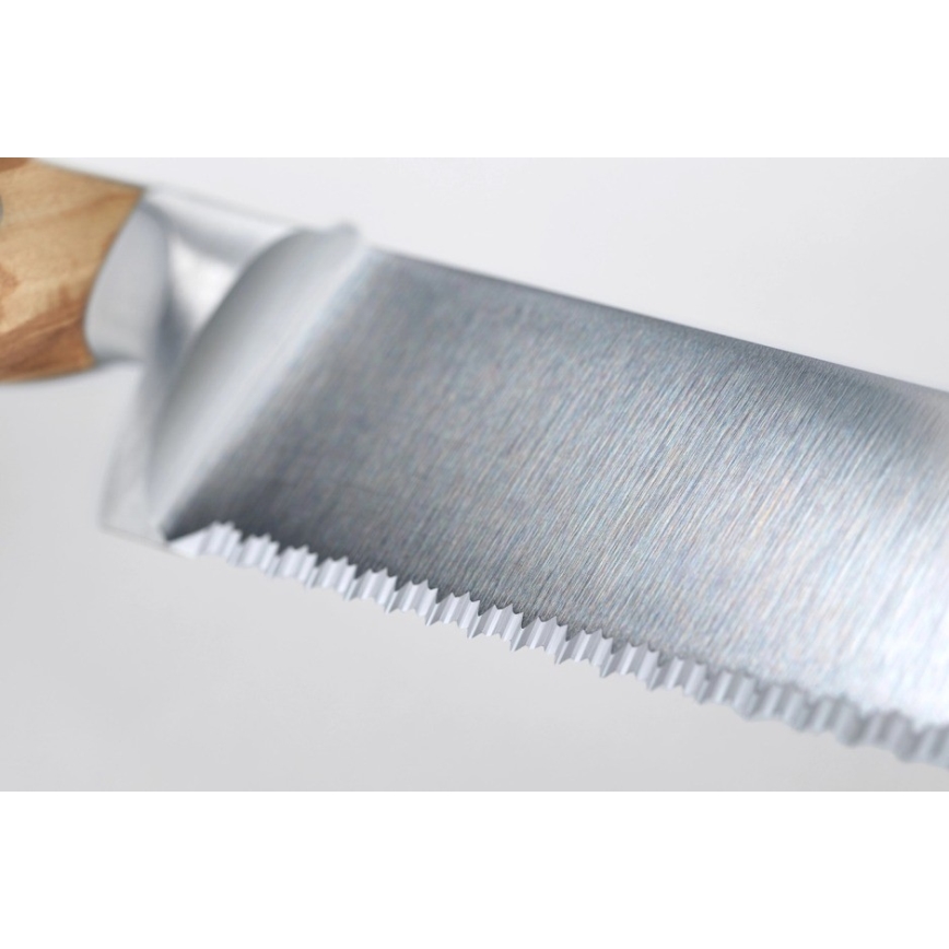 Wüsthof - Couteau à pain de cuisine AMICI 23 cm bois d'olivier