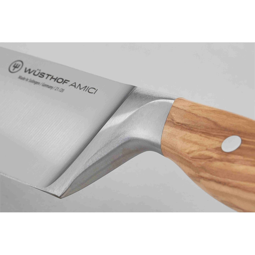 Wüsthof - Couteau de chef AMICI 16 cm bois d'olivier