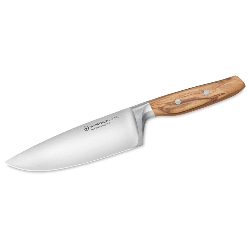 Wüsthof - Couteau de chef AMICI 16 cm bois d'olivier