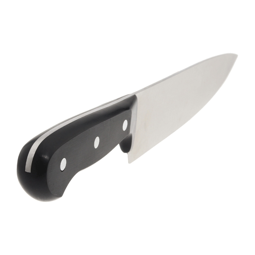 Wüsthof - Couteau de cuisine GOURMET 18 cm noir