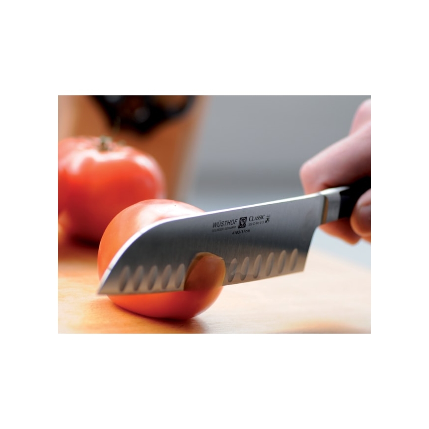 Wüsthof - Couteau de cuisine japonais CLASSIC 17 cm noir