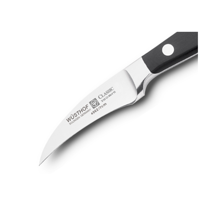 Wüsthof - Couteau de cuisine pour éplucher CLASSIC 7 cm noir